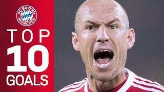 Arjen Robbens best goals for FC Bayern [upl. by Papert58]