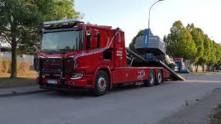 4KScania bärgningsbil hämtar 19 sep 2024 [upl. by Ahtelahs]