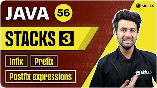 Stacks  Infix Prefix amp Postfix expressions  Lecture 56  Java and DSA Course [upl. by Maxa]