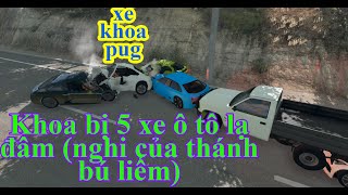 KHOA PUG BỊ CỐ Ý GÂY TAI NẠN 5 XE Ô TÔ LẠ ĐÂM NÁT XE KHOA PUG NGHI CỦA JohnnyDang quotTHÁNH BÚ LIẾMquot [upl. by Aenyl346]