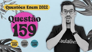 ENEM 2022 I EstátisticaMediana I Questão 159 [upl. by Aimerej]