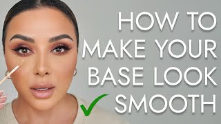 HOW TO GET SMOOTH FOUNDATION APPLICATION FOR A FLAWLESS FINISH  NINA UBHI [upl. by Wendolyn]