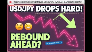 USDJPY Downtrend  Major Moves After US Nonfarm Payrolls – Is a Rebound Coming [upl. by Anerda]