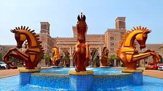 Jumeirah Al Qasr Hotel Dubai Amazing 5Star Resort in Madinat Jumeirah Full Tour amp 4K Vlog [upl. by Elletnahs]