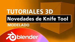 Cómo subdividir mallas en Blender fácilmente Knife tool [upl. by Atiran947]