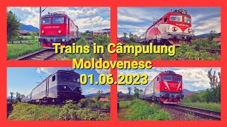 4K Trains in Câmpulung Moldovenesc  01062023 [upl. by Vorster]