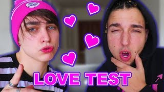 Roommates Take Compatibility Test for Valentines Day  Colby Brock [upl. by Phare699]