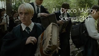 All Draco Malfoy Scenes 4K ULTRA HD MEGA Link [upl. by Ayortal58]