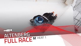 Altenberg  BMW IBSF World Cup 20182019  Mens Skeleton Heat 1  IBSF Official [upl. by Rriocard408]