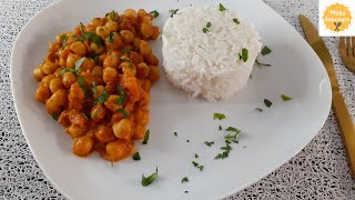 RECETTE PALAK CHANA AU LAIT DE COCO REPAS SANS VIANDEcoconut milk palak chana recipe🇮🇳 [upl. by Girand]