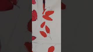 Flower art painting art flowers [upl. by Guarino]