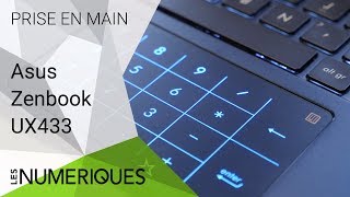 Test du notebook Asus Zenbook UX433F  Les Numériques [upl. by Brindle]