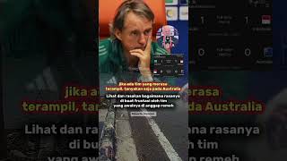 Roberto Mancini tertawa usai timnas Indonesia tahan imbang Australia timnasindonesia [upl. by Stulin802]