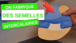 Semelles orthopédiques  démonstration en atelier de Podologie [upl. by Etteoj291]