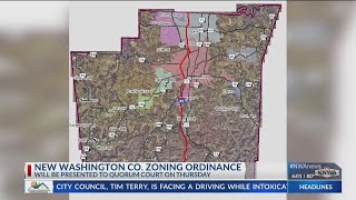 New Washington County planning and zoning ordinance brought before quorum court this week [upl. by Ssilb921]