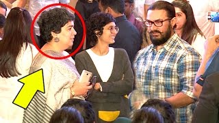 Aamir Khans Ex Wife Reena amp Current Wife Kiran Rao TOGETHER At Same Venue [upl. by Lobell258]