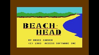 Commodore 64 Longplay 251 Beach Head EU [upl. by Lianna919]