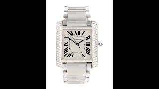 Cartier Custom Tank Pre Owned Watch Ref 2302 [upl. by O'Callaghan93]