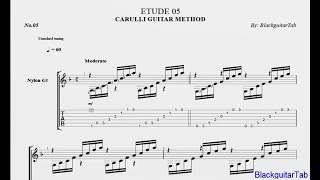 Carulli GuitarEtude5 [upl. by Zitella]