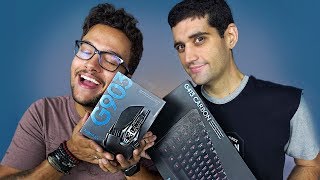 Mouse e Teclado TOP DE LINHA da Logitech  Unboxing Logitech Teclado G413 Carbon amp Mouse G903 [upl. by Fusuy]