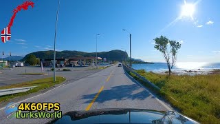 Driving in Norway  Ålesund Vigra Airport to Magerholm to Sykkylven Ferry  4K60 [upl. by Ojela]