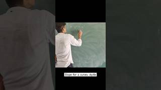 Slope of a curve  dydx neet maths physics chemistry class jee iit neetexam viral shorts [upl. by Roe]