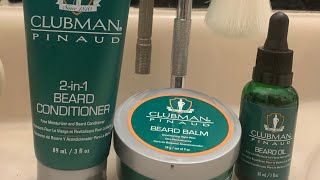 Pinaud Clubman beard kit review Beard oil beard balm 2in1 beard conditioner [upl. by Ilrahc]