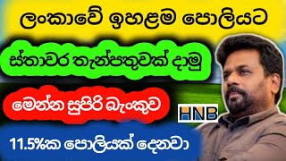 HNB Bank Fixed deposit interest rates  money market account in sri lanka 2024  new fd rates [upl. by Shanda351]