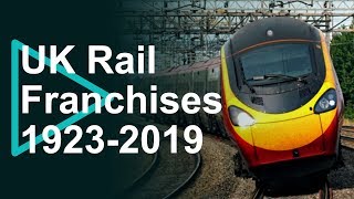 UK Rail Franchises 19232019 Animated Timeline [upl. by Pierrette]