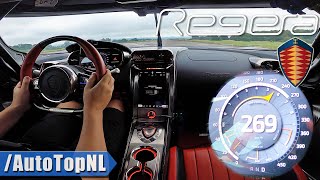 Koenigsegg Regera ONBOARD on TEST TRACK by AutoTopNL [upl. by Jopa]