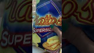 Satisfying big piattos chips shortsvideo asmrsound snack snackvideo [upl. by Yeargain]