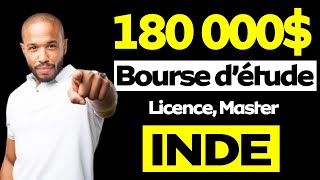 Bourse détude supérieure en INDE pour étudiant etranger entièrement financé [upl. by Roma]