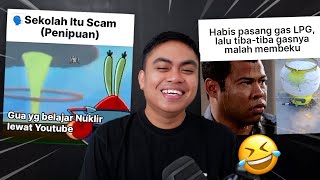 Sekolah itu scam  Reaction Meme Sains [upl. by Meehsar]