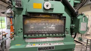 BRUDERER BSTA 60USL High Speed Stamping Press  For Sale [upl. by Rosalba]