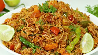 Tawa Pulao  Mumbai Street Style  Easy amp Quick Pulao Recipe  Indian Rice Recipe [upl. by Azenav883]