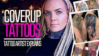 COVERUP TATTOOS⚡Everything you need to know about tattooing coverups [upl. by Einhpad655]