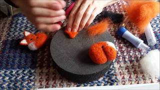 Needle Felting Animals  Felt Fox Tutorial for Beginners  Intermediate by Apulina Felted Animals [upl. by Euqitsym185]