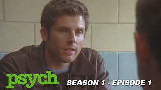 Psych 1x1  Shawn Lies About Being Psychic [upl. by Lehpar882]