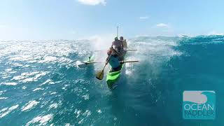 Gnarly Conditions at Makaha  Canoe Surfing at the Buffalo Big Board Surfing Classic 2024 [upl. by Ssepmet378]