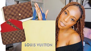 Louis Vuitton Felicie Pochette  Review [upl. by Manbahs]