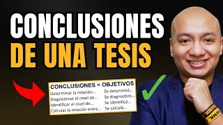 🚨👉 Cómo HACER las CONCLUSIONES y RECOMENDACIONES de una TESIS ✅ EJEMPLOS REALES ⚡ [upl. by Arimahs]