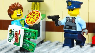 Lego City Pizza Delivery Home Robbery [upl. by Hook143]