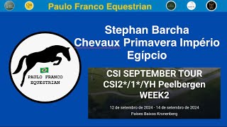 Stephan Barcha  Chevaux Primavera Império Egípcio 13092024 [upl. by Acir]