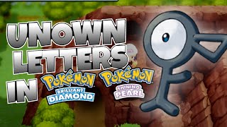 How to get all Unown Letter Forms in BDSP [upl. by Airetak]