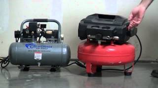 Ultra Quiet California Air Tools 1610A OilFree amp Lightweght Rust Free Air Compressor [upl. by Catt950]