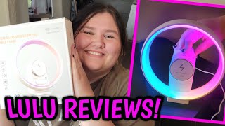 Lulu Reviews Posviu Wireless Phone Charging Bluetooth Speaker Lamp Color Changing [upl. by Herbie822]