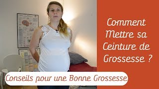 Comment Bien Mettre sa Ceinture de Grossesse PhysioMat  Conseils pour Femme Enceinte [upl. by Anjali]