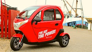 3 Wheel Electric Cabin Scooter  Next Generation Design IveCar [upl. by Enak]