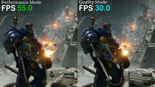 SPACE MARINE 2 PS5 Performance vs Quality Gameplay Frame Rate Comparison [upl. by Marne942]