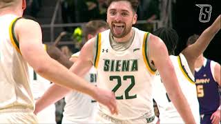 MBB Siena 75 UAlbany 62 [upl. by Enimzzaj]